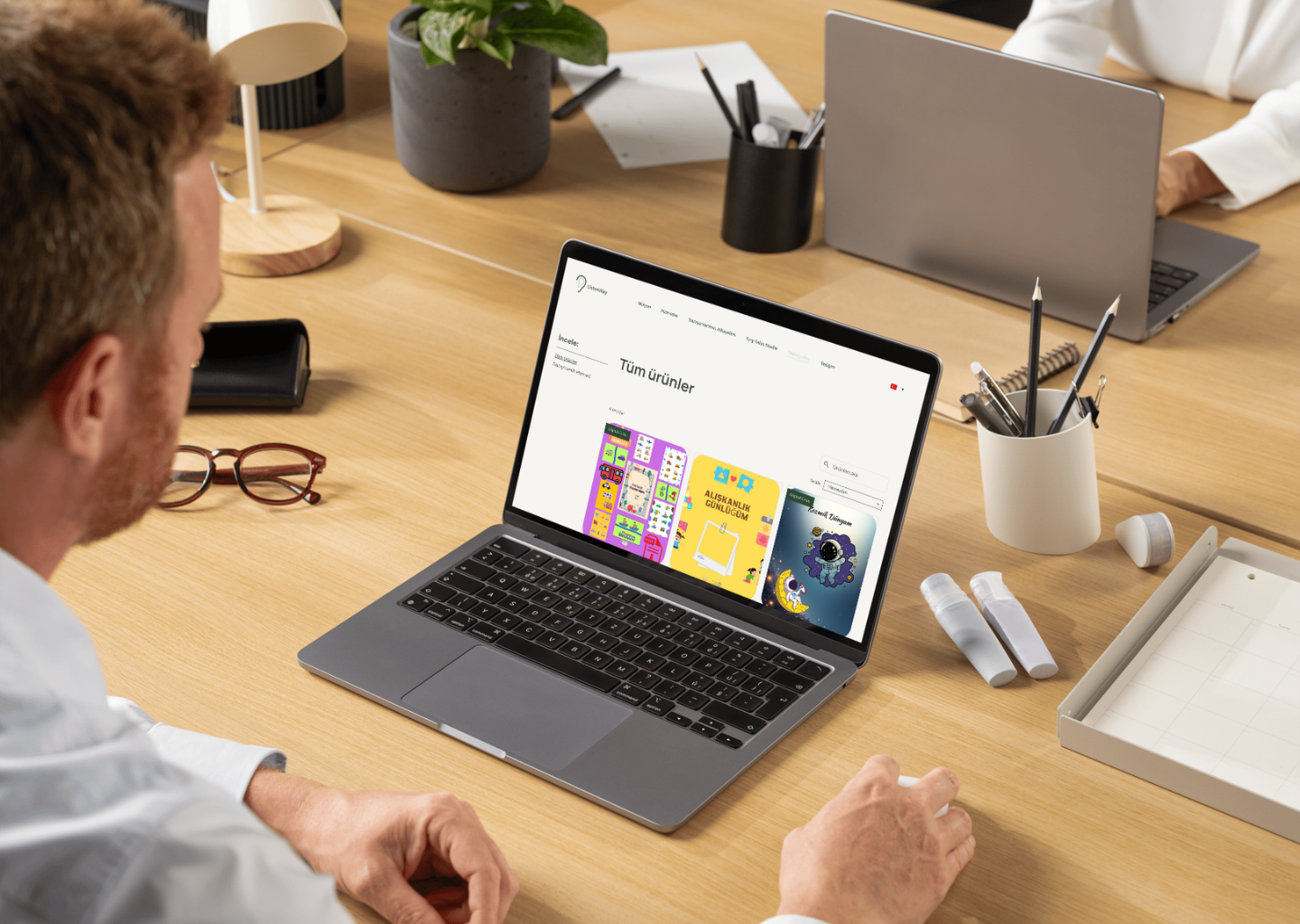 Listenway website mockups shown across desktop and mobile screens